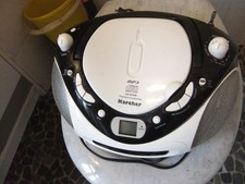 Karcher RR 5060  CD Player UKW Radio  MP 3 AUX  schwarz weiß defekt an Bastler