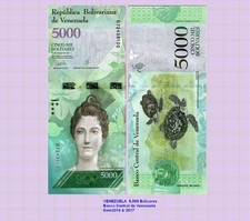 VENEZUELA  5000 Bolivares 2017