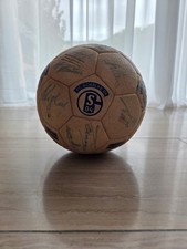 S04 Autogrammball Schalke 04 Trigema mit Unterschriften Sammler Rar Bundesliga