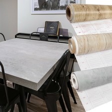 Möbelfolie Selbstklebende Folie 7,40€m² Beton Holzoptik Tapete Kuche Tür Schrank