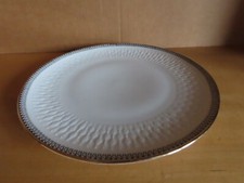 Speiseteller Essteller schwarzgoldener Rand Muster Rauten Winterling Röslau