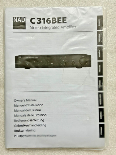 Bedienungsanleitung für nad - für,
