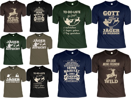 Sprüche shirt jäger - t-shirt,