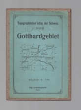 KARTE SCHWEIZ GOTTHARDGEBIET