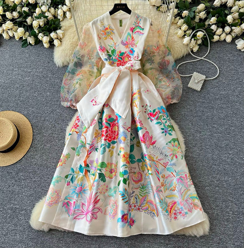 Damen linien kleid - a-linien-kleid, 2
