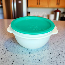 TUPPERWARE B20 FRISCHE-EXPRESS SCHÜSSEL 400 ML GRÜN WEISS