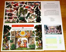 Weihnachtskrippe Papier Pappe