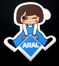 Werbe aufkleber aral purzel - aral,