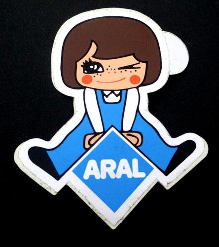 Werbe aufkleber aral - aral, purzel