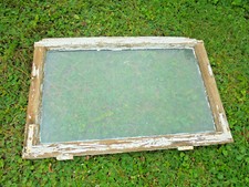 Altes Holzfenster Bilderrahmen