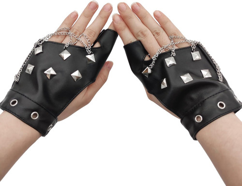 Punk handschuhe fingerlos - handschuhe, mit