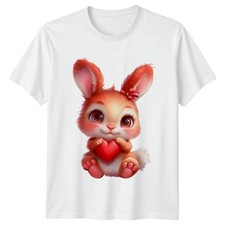 Bunny rabbit holding heart - bunny,