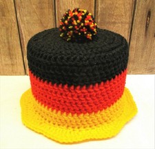 Klohut Schwarz Rot Gelb WC