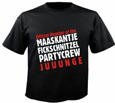 Motiv Fun T-Shirt Official Member Maaskantje Fickschnitzel Crew Motiv Nr. 2914