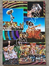 XXL Werbe-Foto Karussell FLYING CIRCUS Barth - Kirmes Schausteller Modellbau