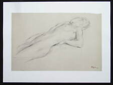Lying Nude , liegender Akt  ( Degas ) Kunstdruck 60 x 80 cm