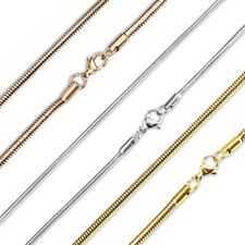 Schlangen Kette Halskette Panzerkette Silberkette Damen Königskette Herren Top