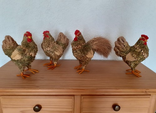 4er set hühner und - hühner, hahn