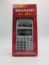 Sharp EL-1611P-GY 12-stelliger Tischrechner mit Druck & Steuerfunktion OVP