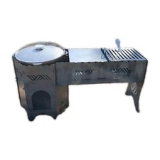 Grill Mangal Ofen Holzkohlengrill Schaschlik Kesselgrill "Dutch“ Grill BBQ  