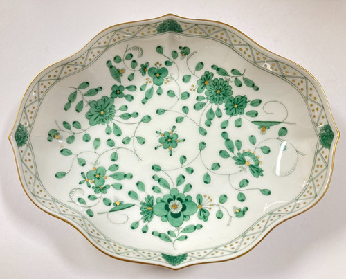 Meissen schale indisch grün - schale,