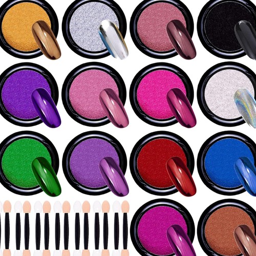 Nagel glitzer pulver set - nagel,