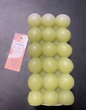 RESTPOSTEN - OOTB Kerze, Colorful Bubble, ca 6x12cm,  Grün /grau