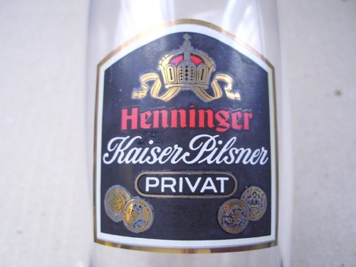 Henninger 2 gläser aus - henninger,