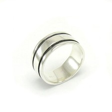 Sterling Silver Ring 10mm Wide