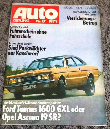 Auto zeitung 1971 - zeitung, amg