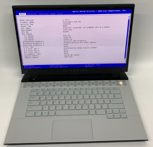 Alienware m15 i9 10 - i9,