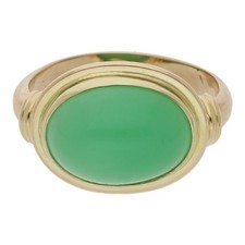 Chrysopras Ring Handarbeit