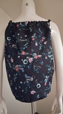DAKINE Schuhbeutel Rucksack beutel-design schwarz blumen unisex 46x25x25cm groß