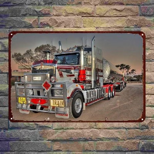 Blechschild kenworth road - blechschild,