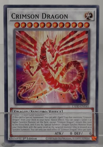 Yugioh crimson dragon - -,