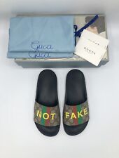 Gucci Not Fake Slipper Slides Pantoletten Schuhe Schlappen Sandalen EUR 39 OVP
