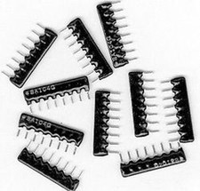 10 x WIDERSTANDSNETZWERK   68K  SIL  8 PIN  7 WIDERST.