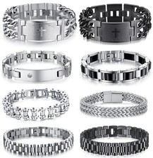 Edelstahl Herren Armband Biker