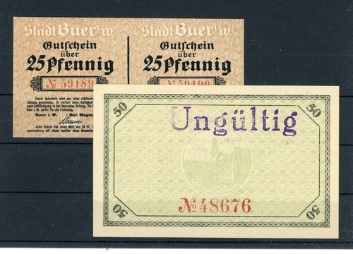 Buer scheine notgeld - scheine,