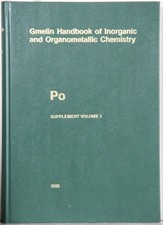 Gmelin Handbuch Handbook Chemistry: Gmelin Po Suppl 1
