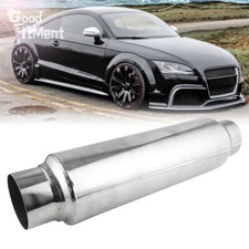 Schalldämpfer Ø63mm Auspuff Mittelschalldämpfer 406mm Für Audi TT 8J 2.0 TFSI