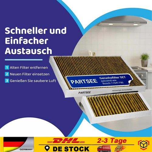 Geruchsfilter set passend wie - set,
