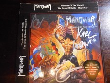 Manowar - Warriors Of The World CD-Hülle (ohne CD!) SIGNIERT!!!