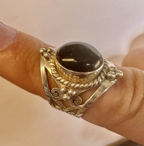 Regenbogen obsidian ring - regenbogen,