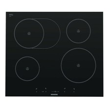 Glaskeramikplatte schwarz Siemens 00681661 für Kochfeld / Herd