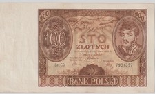 Banknoten Polen 100 Zl 1932