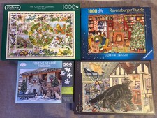 4x Puzzle 1000 500 Teile