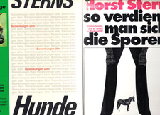Horst Stern "Bemerkungen über Hunde" & “So verdient man sich die Sporen“