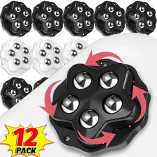 Selbstklebende Universalrolle ABS mit Stahlkugel 360° drehbar - bremse