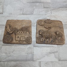 Set 2 Alte Vintage Terracotta